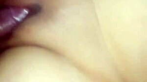 Teen with big tits and ass gives blowjob