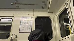 they had extreme public sex in subway then on roof