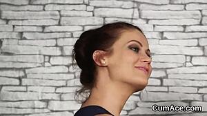 Naughty Idol Gets Cumshot On Face And Gulps All Sperm In Pov