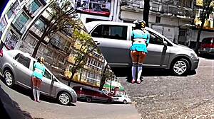 Daniela Hot Exhibits in Tlalpan Outdoor Mexican Event