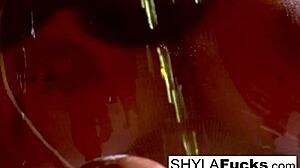 Rare erotic solo by Shyla Stylez, masturbating her pussy and ass 😍