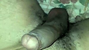 I give a slow handjob to this hard cock