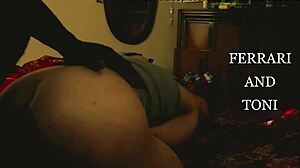 Intense fucking with milf's best pussy by big black cock, tattooed, homemade, cum on tits and ass.