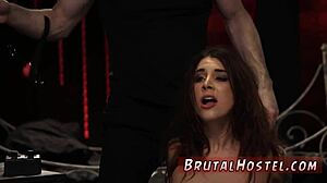 Youthful Tourist Felicity Experiences First Anal Bondage Session