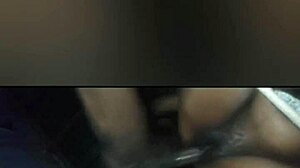 Discover the thrill of penetrating a hairy tight pussy up close