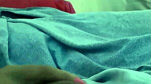 Early morning cumshot in the outdoor tent feels so liberating