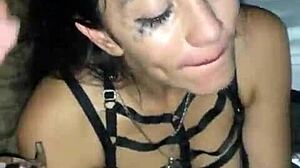 Descriptive look at this mexican woman in the video