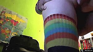 cute teen emo girl fucks on webcam