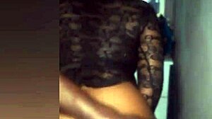 Ebony couple big black ass fucks amateur BBC