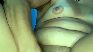 Blonde Slut Horny To Cum Fingers Pussy Hard