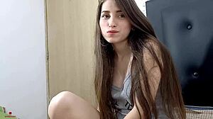 Stepsister catches me naked and gets fucked hard