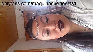 i'm the hermosa colombiana trying on lingerie and dancing for you