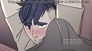 enjoying pizza with a friend turns intriguing