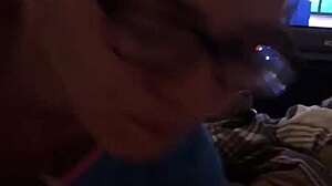 why is she smoking during throatfuck?