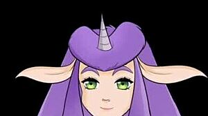 In Starcraft II, the redhead strips and swallows for the monster