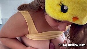 gordita tetona fucks like in los angeles and swallows everything