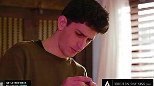 Modern-day sins - sneaky stepsis alexis tae enjoys rough anal sex before stepbro comes home