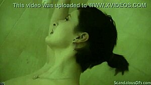 couple fucks in nude shower on tape