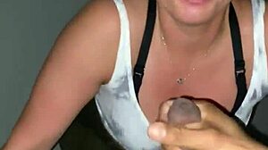 Blonde Milf Feels Deep Emotion in Deepthroat