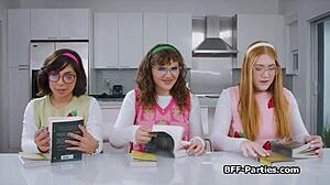 Are these geek chicks horny for books or cocks?