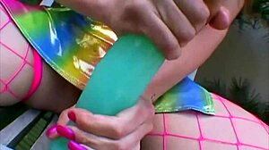 19 year old plays with cocks and dildos everywhere