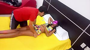 Homemade Porn Sleepover With Brunette Stepsister Turns Into Interracial Sex