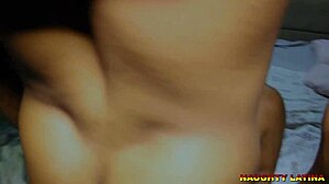 African cheating wife slammed hard in ebony creampie action