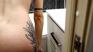 imagine you're peeping on sunako kirishiki in the bathroom, she gives blowjob and gets doggystyle cumshot