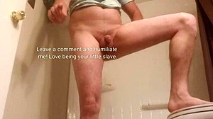 bisexual sub slave in anal toy humiliation