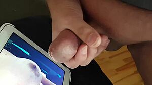 tribut for btra69 with cumshot masturbation