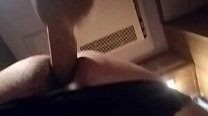 sissy gets her ass fucked by a homemade machine in amateur anal action