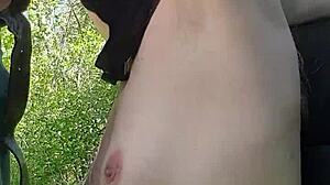 french slave session outdoors on april 23 2021