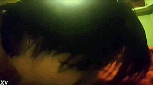 Teen bbw giving head to her new boyfriend