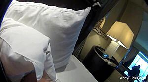 ABIGAIL MAC FUCKING HARDCORE BEHIND THE SCENES WITH FACIAL