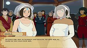 Big Tits Anime Girl Exclaims 'Love Me Deep!' In Four Elements Trainer