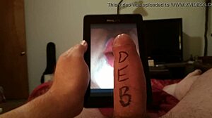 Cyberdebb Performs Hands-Free Virtual Blowjob Tribute With Cum
