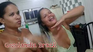 Latina Paty Bumbum Serves Delivery Guy In Lingerie