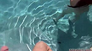 HD creampie with MILF toys squirting