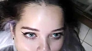 white moon compilation of deepthroat blowjob with facial