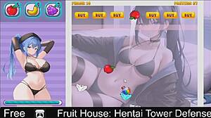 fruit house hentai tower defense game is so fun