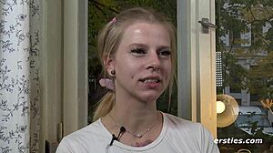 Pixie Plays With Heart Shaped Butt Plug In Intimate Solo