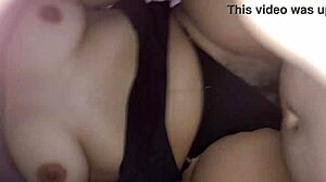 Neighbor begs for cum-filled ass after thong removal.