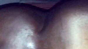 This ebony dirty slut feels intense pleasure while fingering her bbw ass