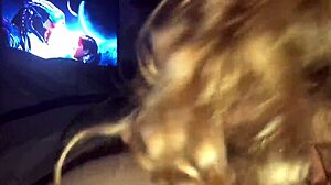 Milf sucking big black cock close up in pov masturbation handjob