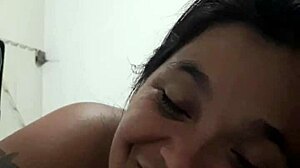 mexican milf hints at sucking cock passionately