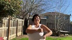 Wet Shirt Amateur with Natural Tits