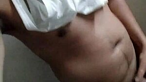 she starts masturbating slowly, exploring her pussy with gentle touches, building up to intense fucking sensations