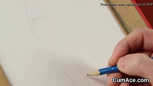 slut swallows cumshot after blowjob and cum swapping