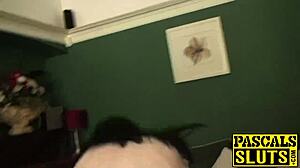 Cute emo chick enjoys rough activities outdoor and indoor