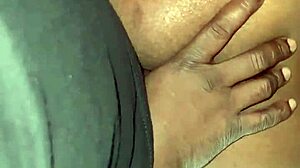 fat booty ebony in lingerie taking dick full